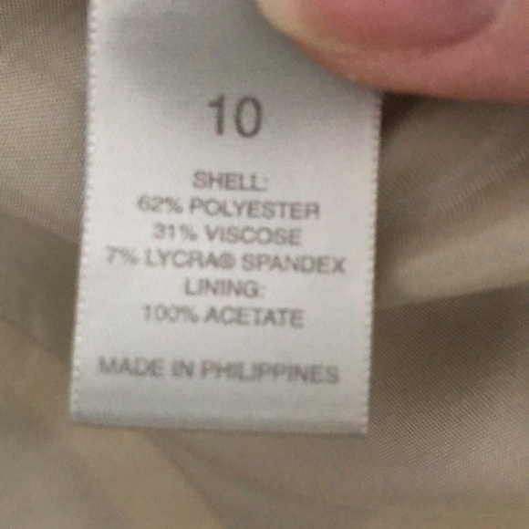 Black zippered City DKNY blazer size 10 - Picture 4 of 4